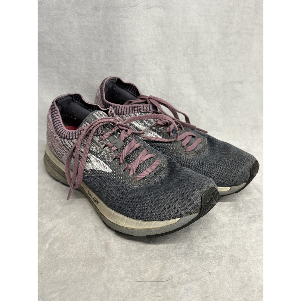 Brooks Running‎ Shoes Womens Size 9.5 Gray Black Ricochet DNA AMP 1202821B040